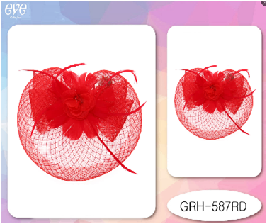 GRH-587RD  (CHURCH HAT)