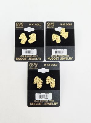 NE-08 NUGGET EARRINGS