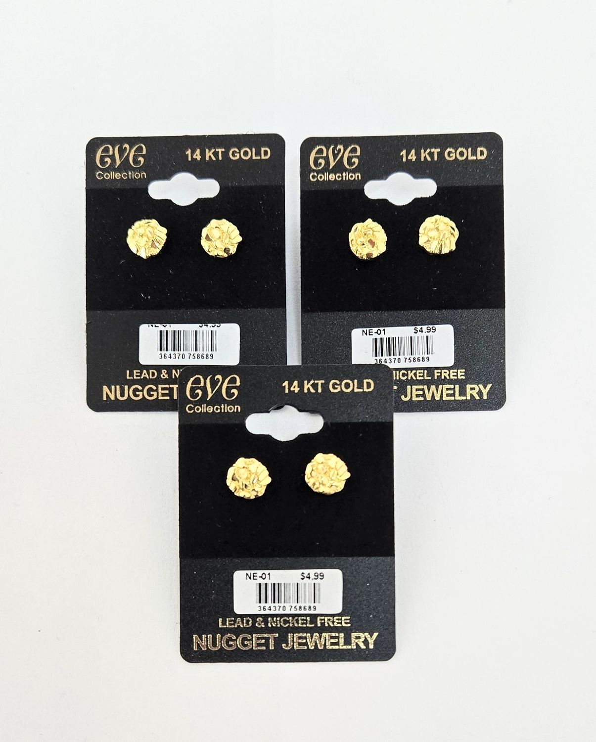 NE-01 NUGGET EARRINGS