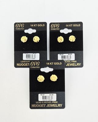 NE-01 NUGGET EARRINGS