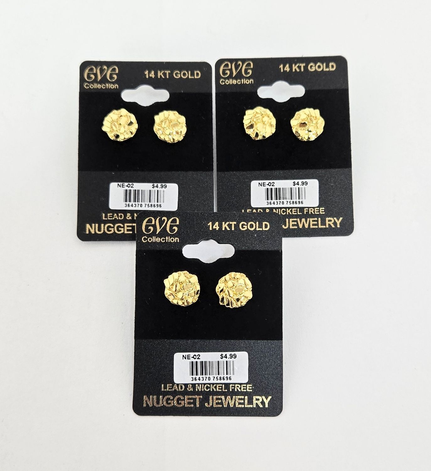 NE-02 NUGGET EARRINGS