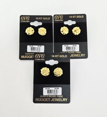 NE-02 NUGGET EARRINGS