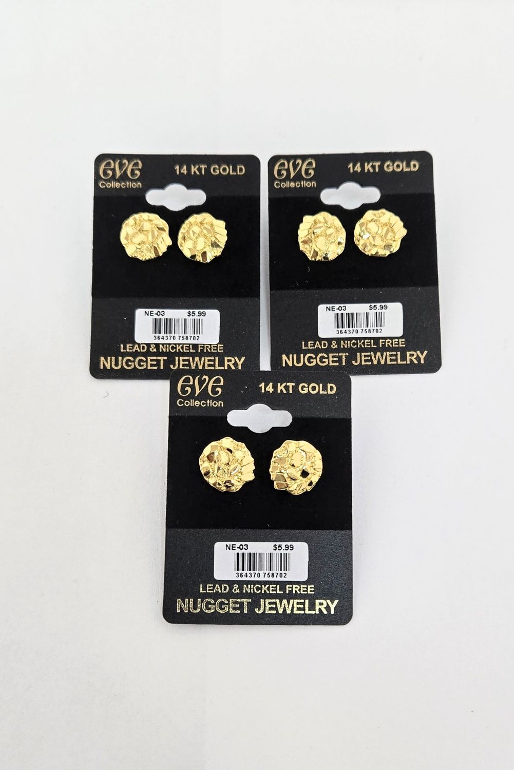 NE-03 NUGGET EARRINGS