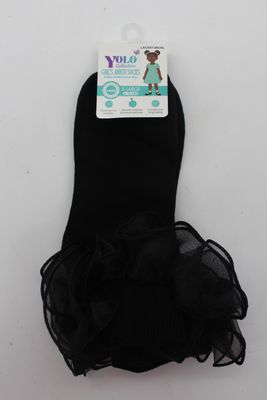 LACE01-BLACK/XL-SOCK