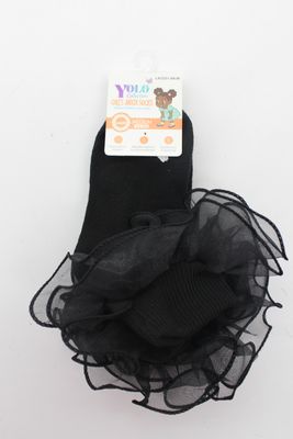 LACE01-BLACK/M-SOCK
