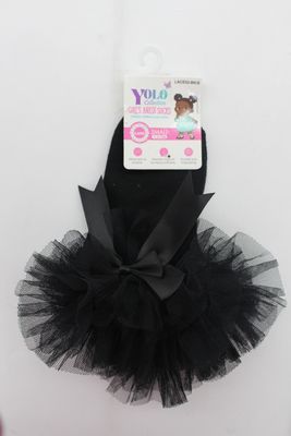 LACE02-BLACK/S - SOCK