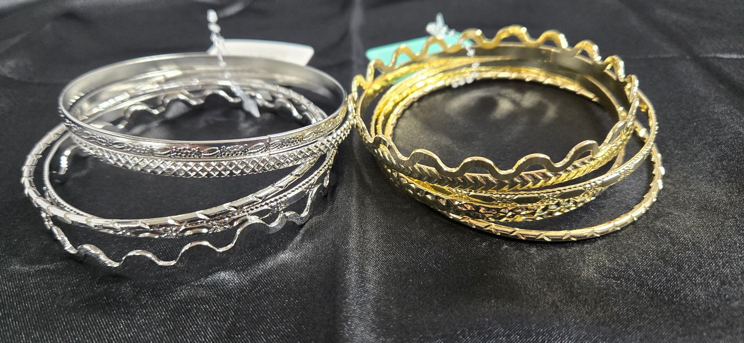GRB-157 GD/SL - BANGLE  JEWELRY