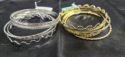 GRB-157 GD/SL - BANGLE  JEWELRY