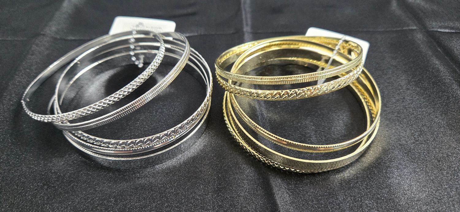 GRB-156 GD/SL - BANGLE  JEWELRY