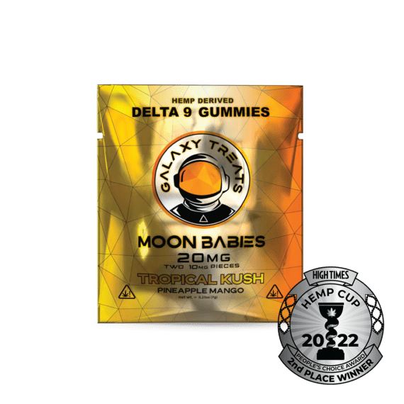 Galaxy Treats Gummies D9 Moon Babies Tropical Kush 20mg 2ct