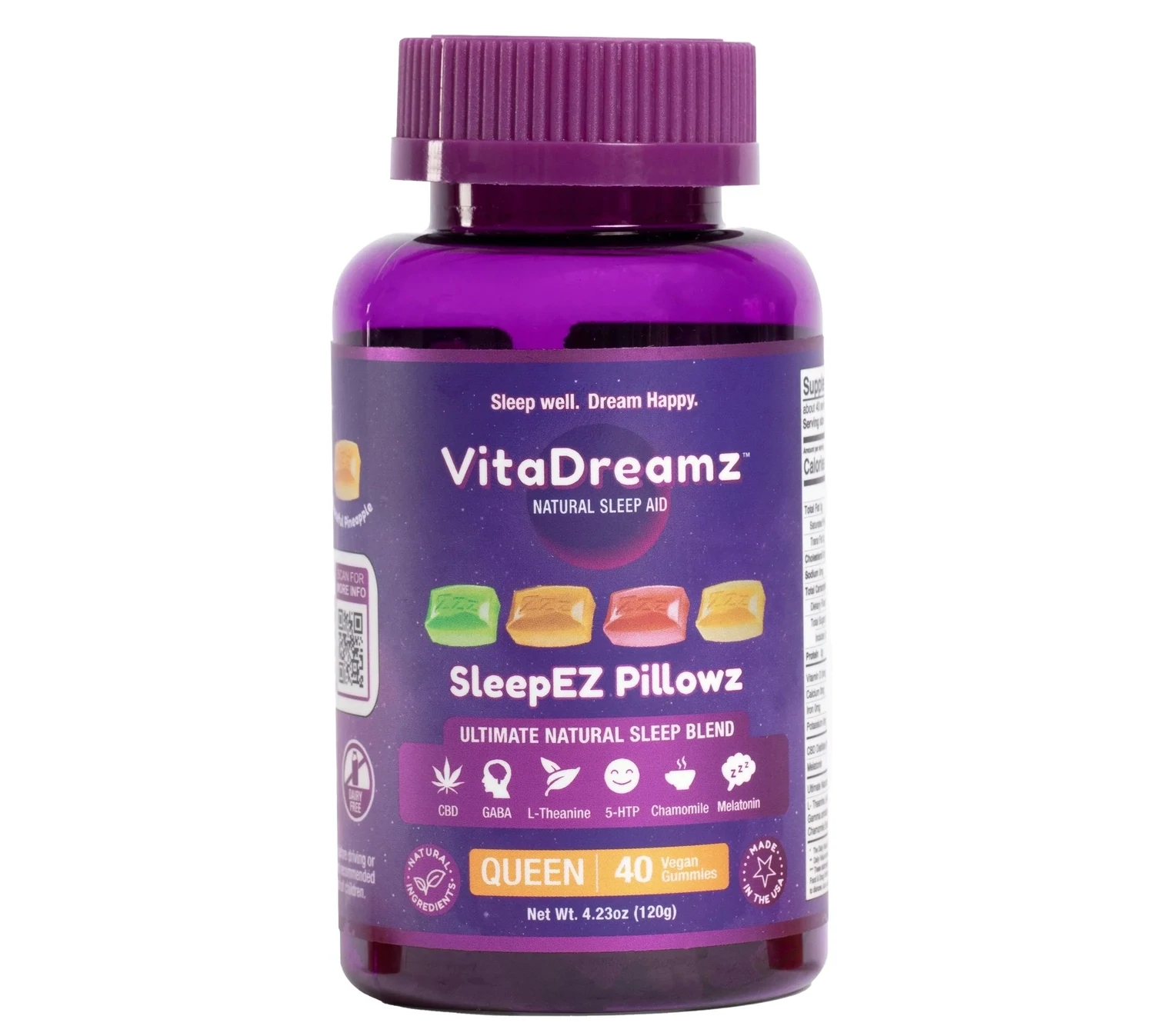 VitaDreamz Gummies CBD Sleep 10mg 40ct