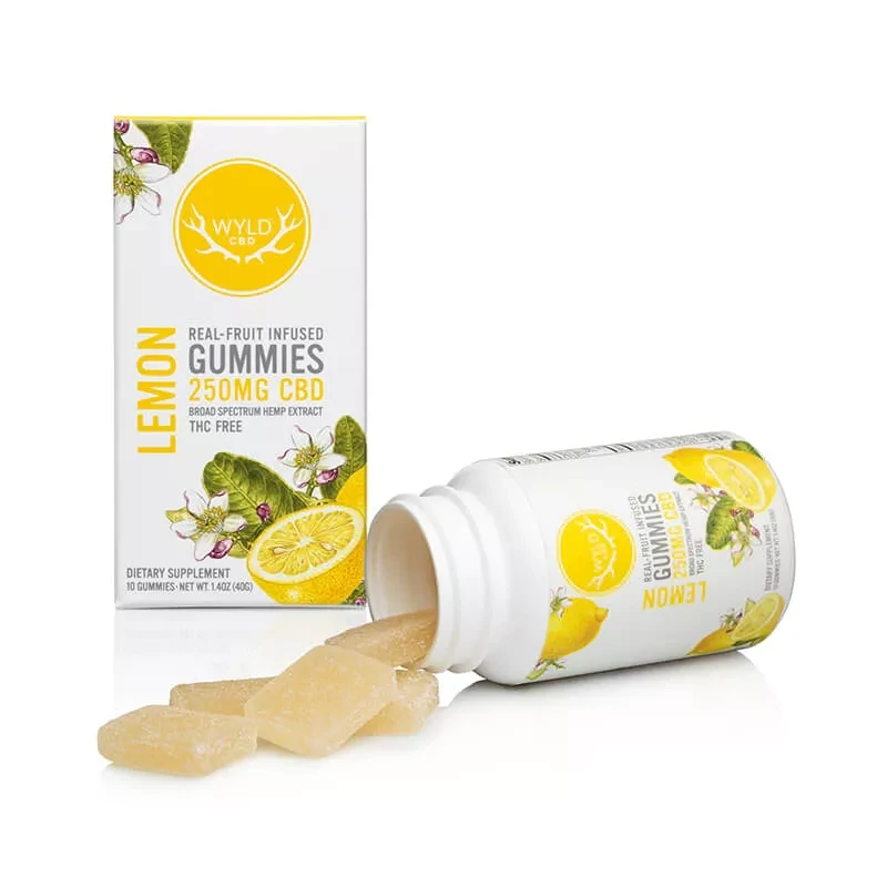 Wyld 250mg Gummies Lemon 10ct