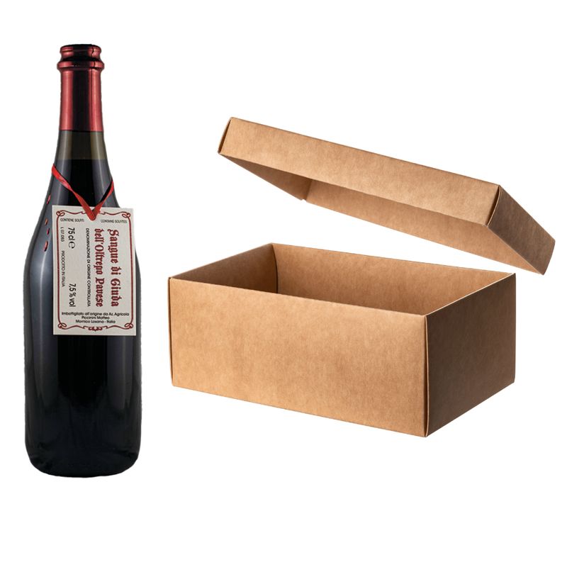 Doosje 6 stuks  Cold Sparkling Red Wine "Sangue di Giuda"