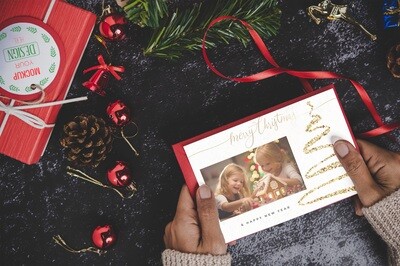 10 gepersonaliseerde kerstkaartjes
