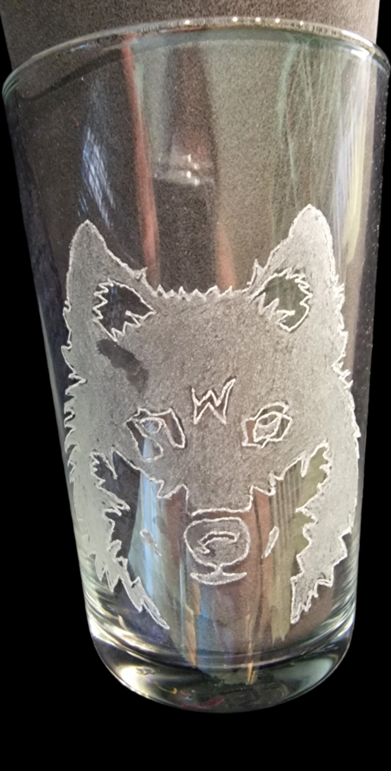 Wasserglas Wolf