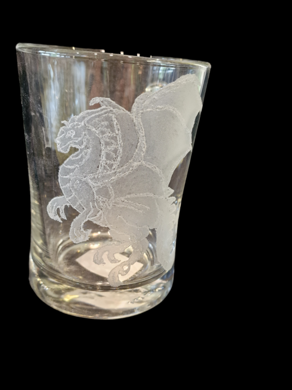 Bierglas Drache