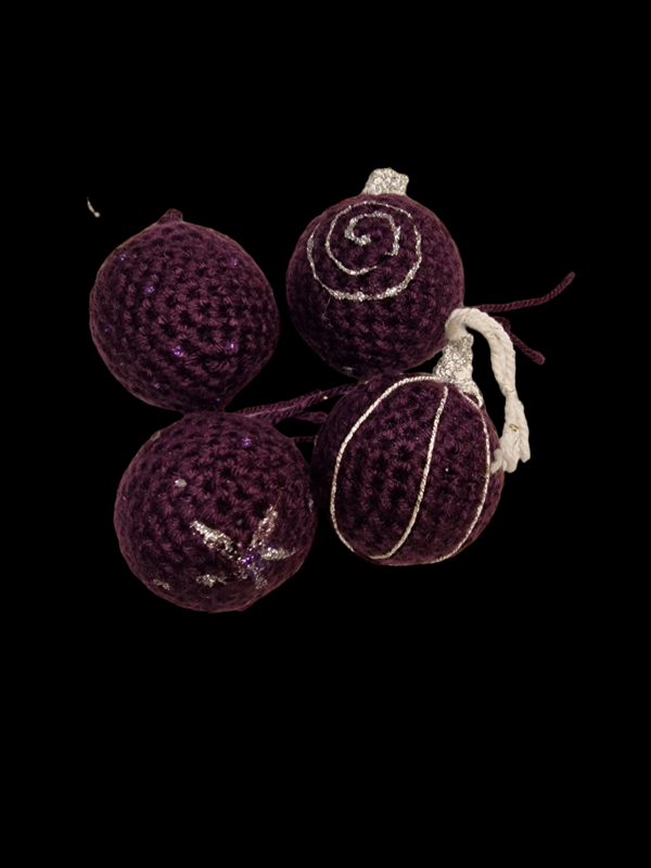 Baumkugeln 4er set