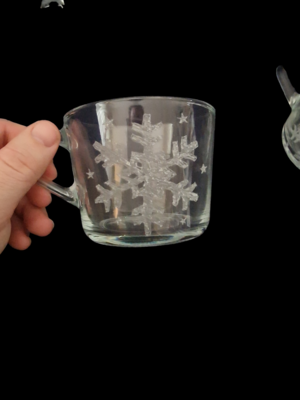 Tee Tassen Schneeflocken ❄️ 4er set