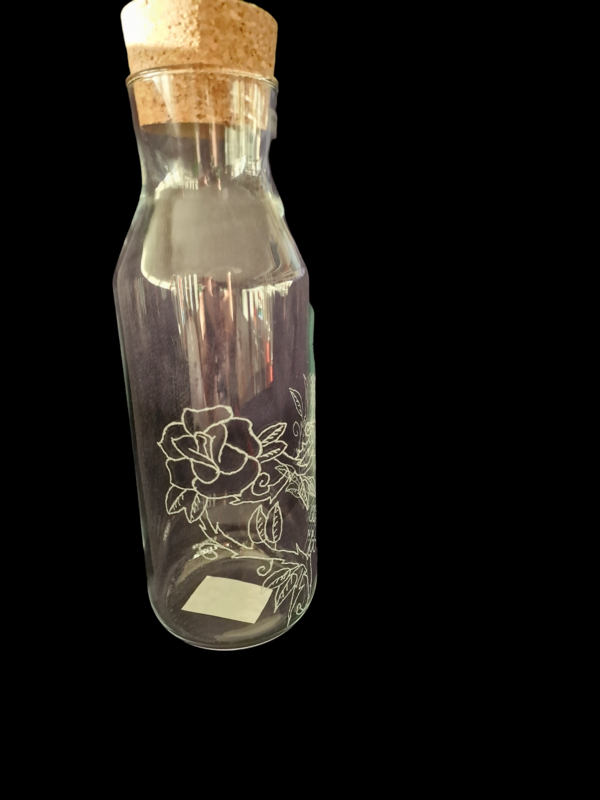 Wasserkaraffe  1l  Rosenherz