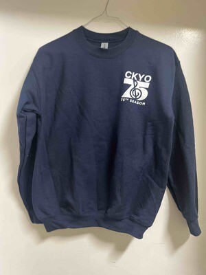 Navy Blue Crew Neck Sweatshirt
