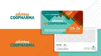 Tarjetas de programa Ahorros Coopharma (500 tarjetas por orden)
