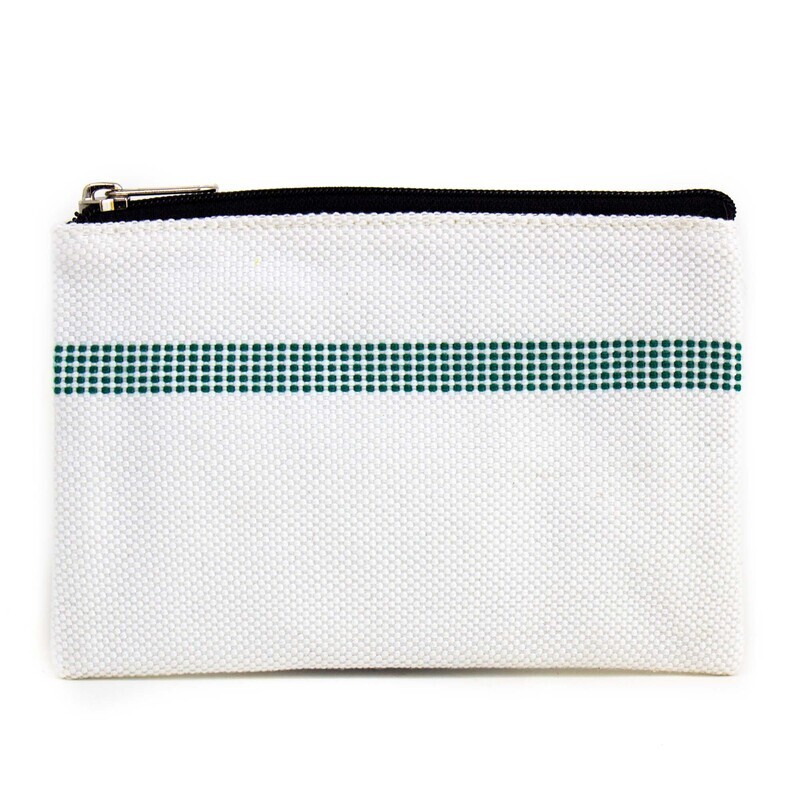 UPCYCLED FIREHOSE MEDIUM ZIPPER POUCH