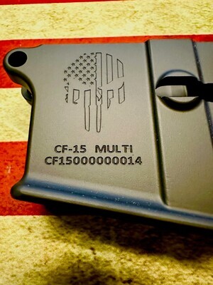 Black Punisher Multi Caliber Receiver