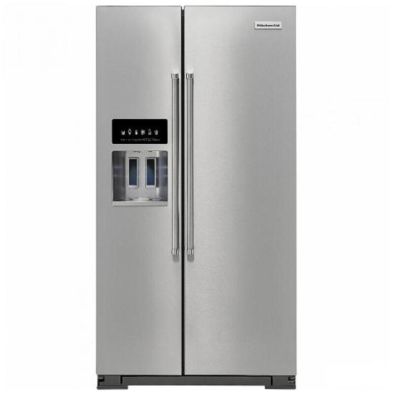 KitchenAid KRSF705HPS 24.8 cu ft. Side-by-Side Refrigerator in Stainless Steel NEW