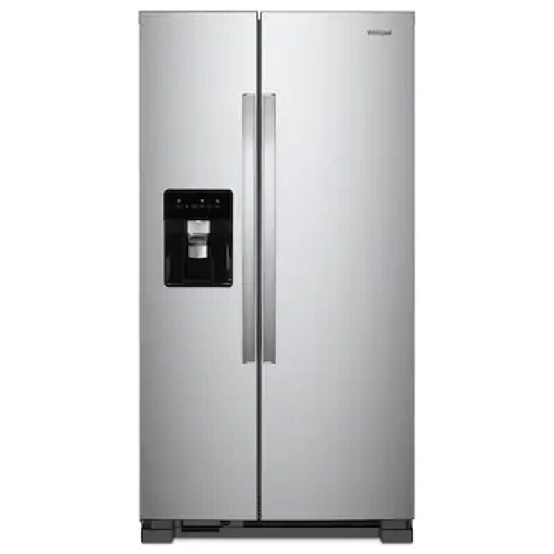 Whirlpool WRS315SDHZ 24.6 Cu. Ft. Side-by-Side Refrigerator with Ice Maker Stainless Steel