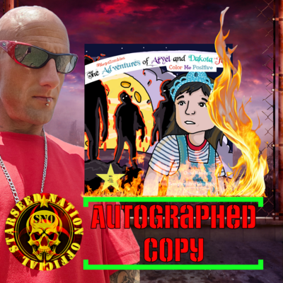 1st Place BookFest Winner NegaZombies The Adventures of Aryel and Dakota Joe: Color Me Positive - Author signed paperback