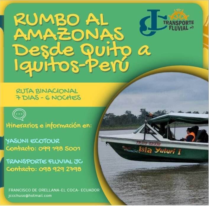RUMBO AL AMAZONAS de Quito a Iquitos