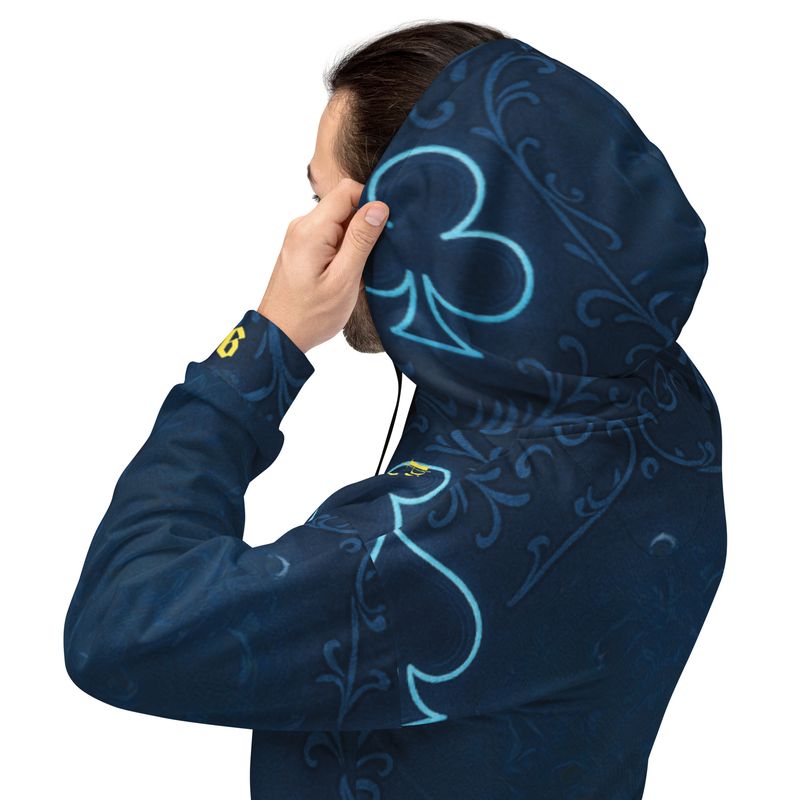 Sweat à Capuche PK9  Blue Poker Legend – Confort et Style pour les As du Poker