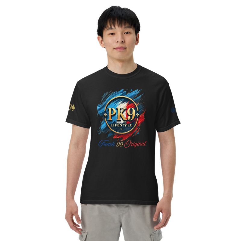 T-shirt teinté lourd unisexe