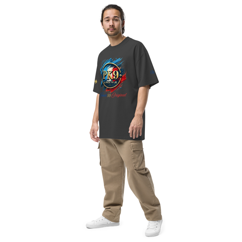T-shirt oversize délavé French 99 Original