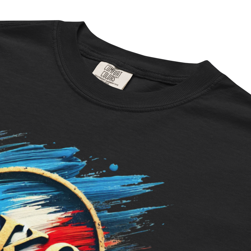 T-shirt teinté lourd unisexe