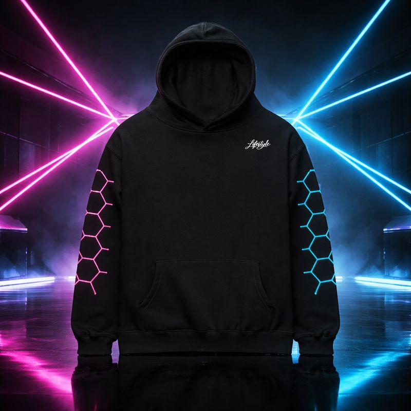 🃏 Hoodie Oversized PK9 – Future Holdem Clover Edition