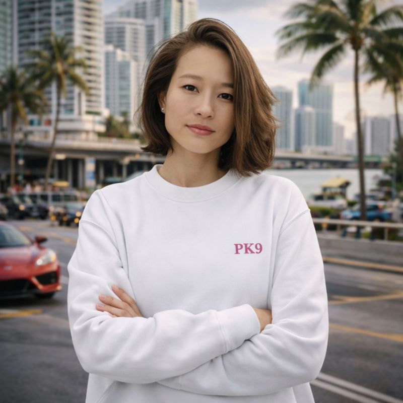 ♠️ 🌱Sweat-Shirt PK9 Pure Poker – Femme