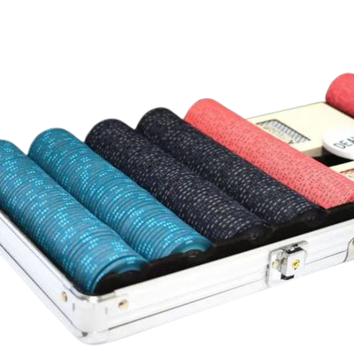 Mallette de 500 jetons de poker "FRENCH POKER TOUR" - en céramique 10 g