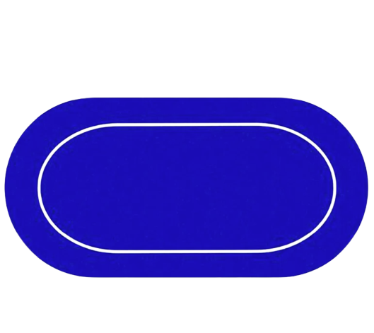 Tapis de Poker “ÉCO OVALE ” – 180 x 90 cm – Jersey Néoprène – Avec Housse