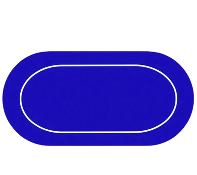 Tapis de Poker “ÉCO OVALE ” – 180 x 90 cm – Jersey Néoprène – Avec Housse