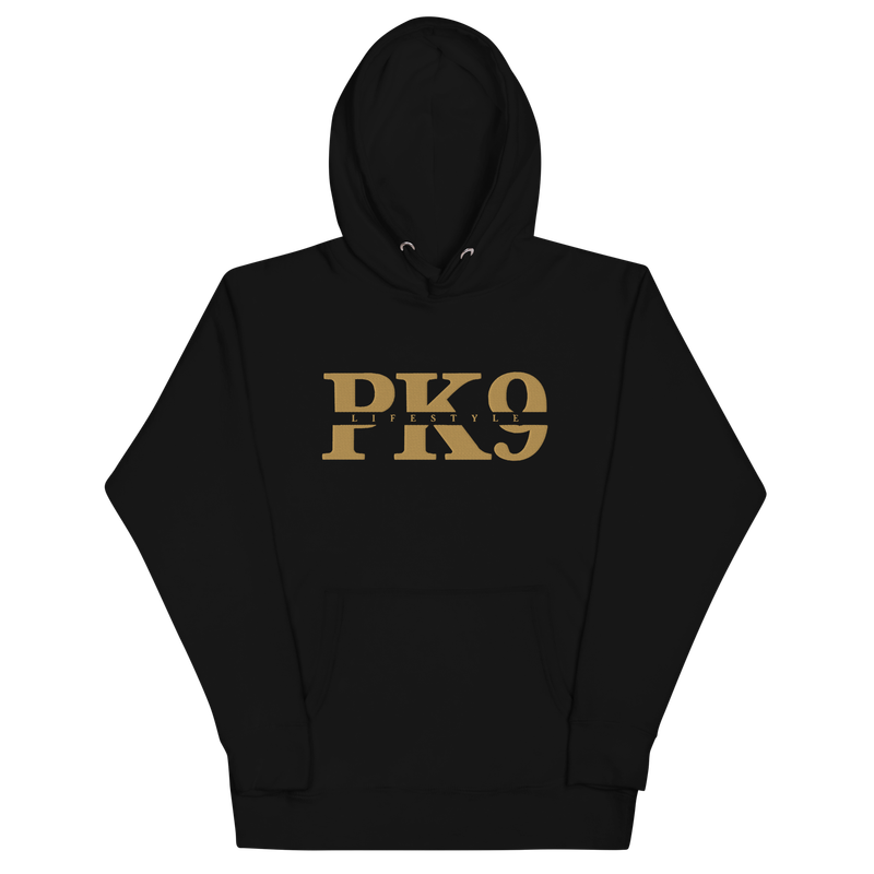 👑 Hoodie PK9 Xtase Premium – Gold Edition (Brodé)