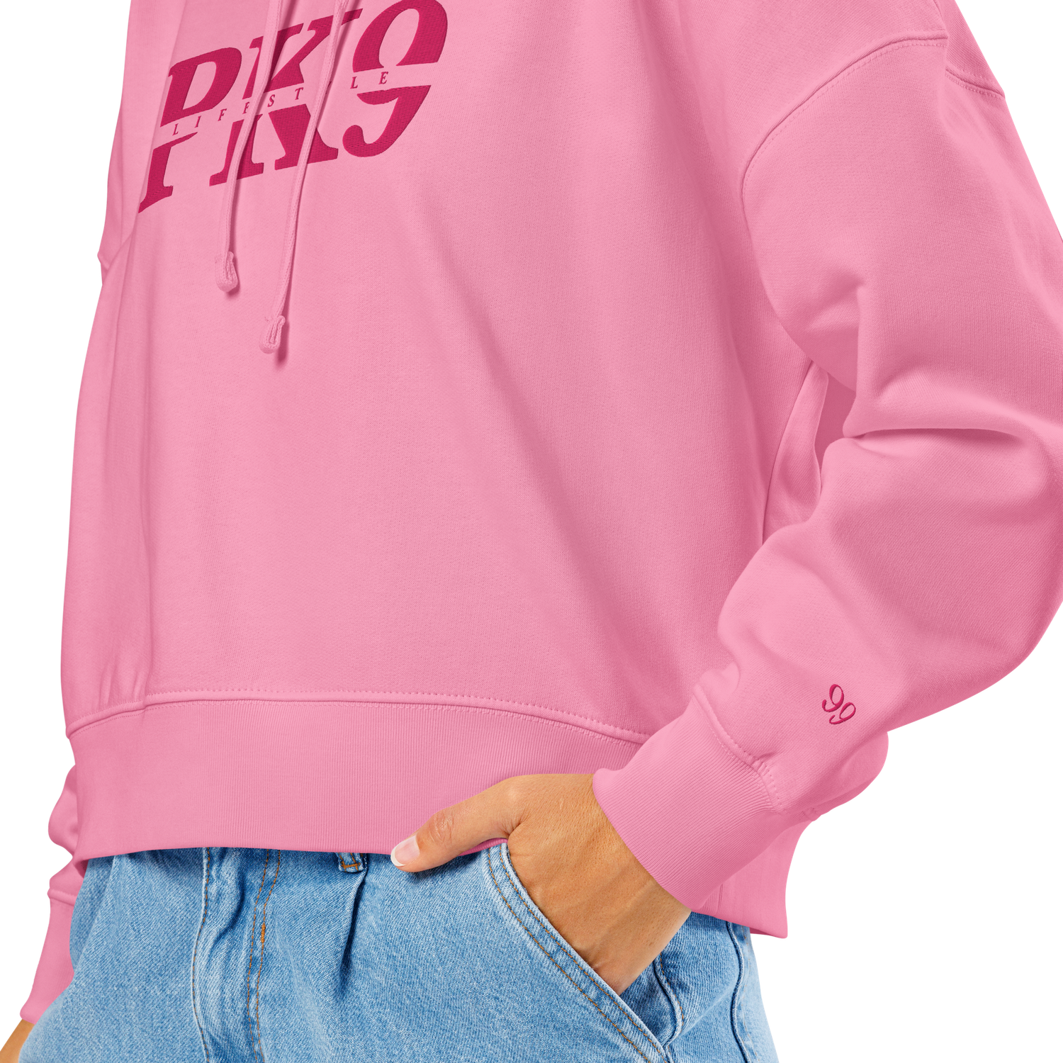 🌿 Hoodie PK9 Xtase – Coton Biologique Femme (Brodé)