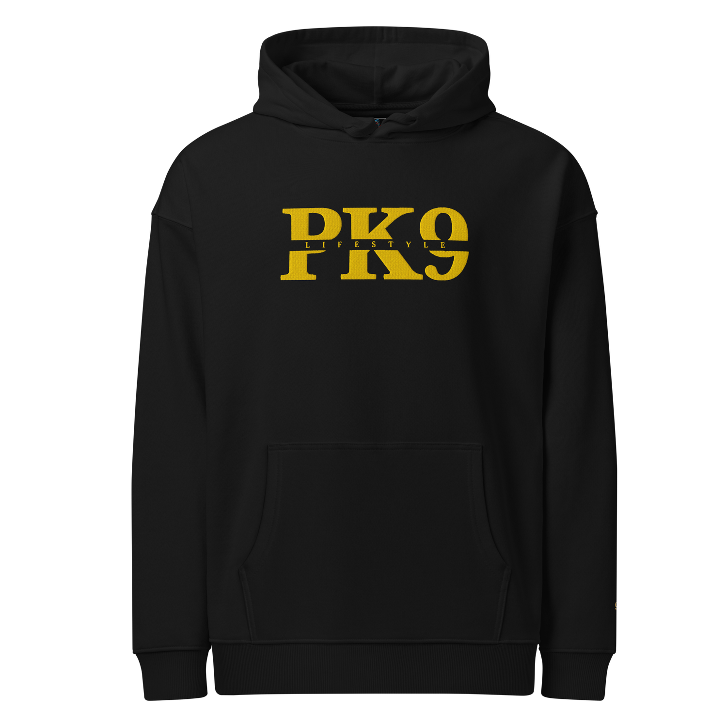 🌿🔥 Sweat à Capuche Ample Écologique Unisexe PK9 Xtase 9 – Brodé