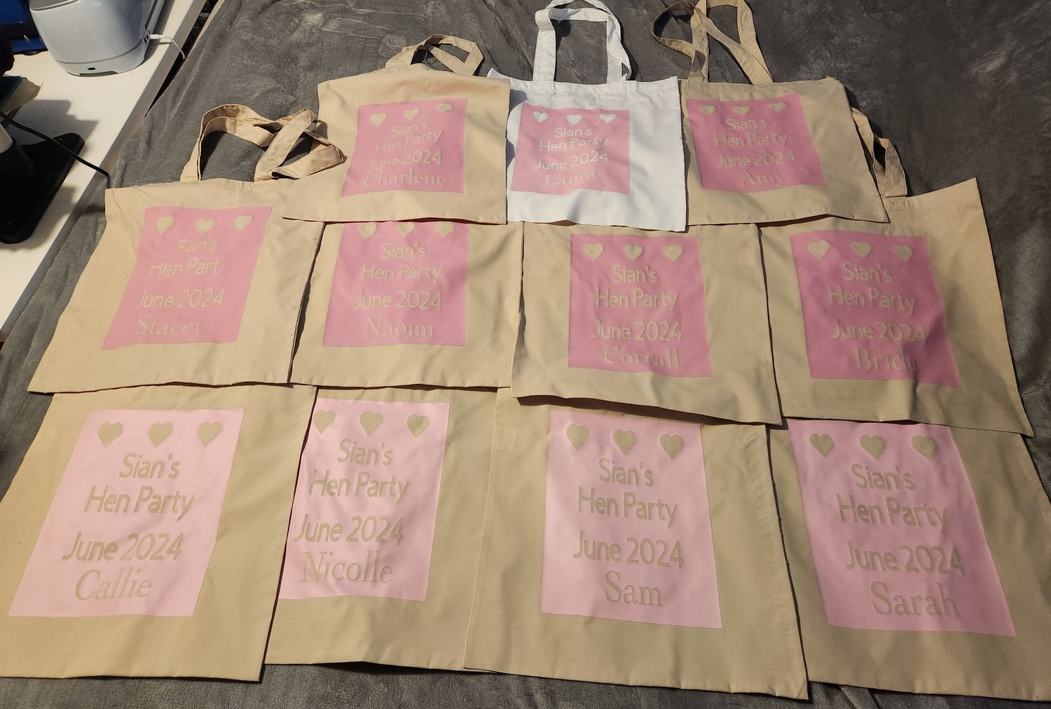 Tote bags personlised