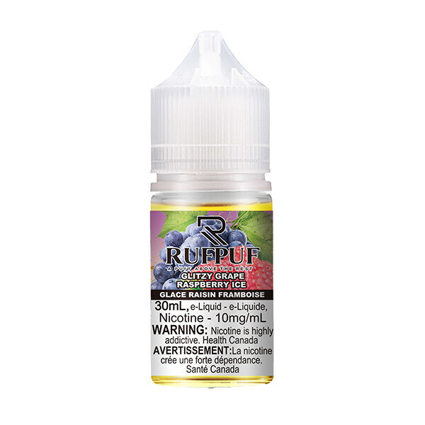 RUFF PUFF - JUICE GLITZY GRAPE RASPBERRY ICE SALT (20MG/30ML)