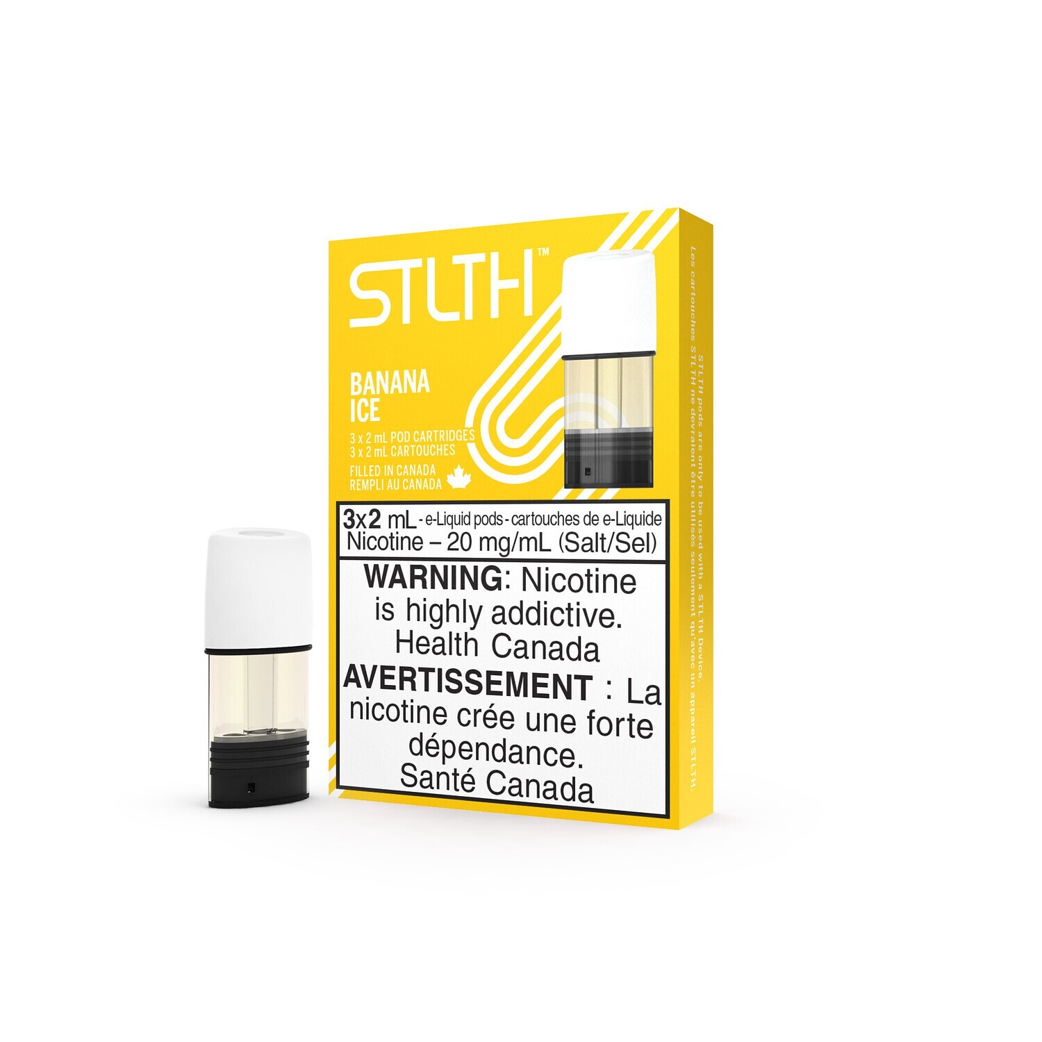 STLTH PODS (20MG), Flavour: BANANA ICE