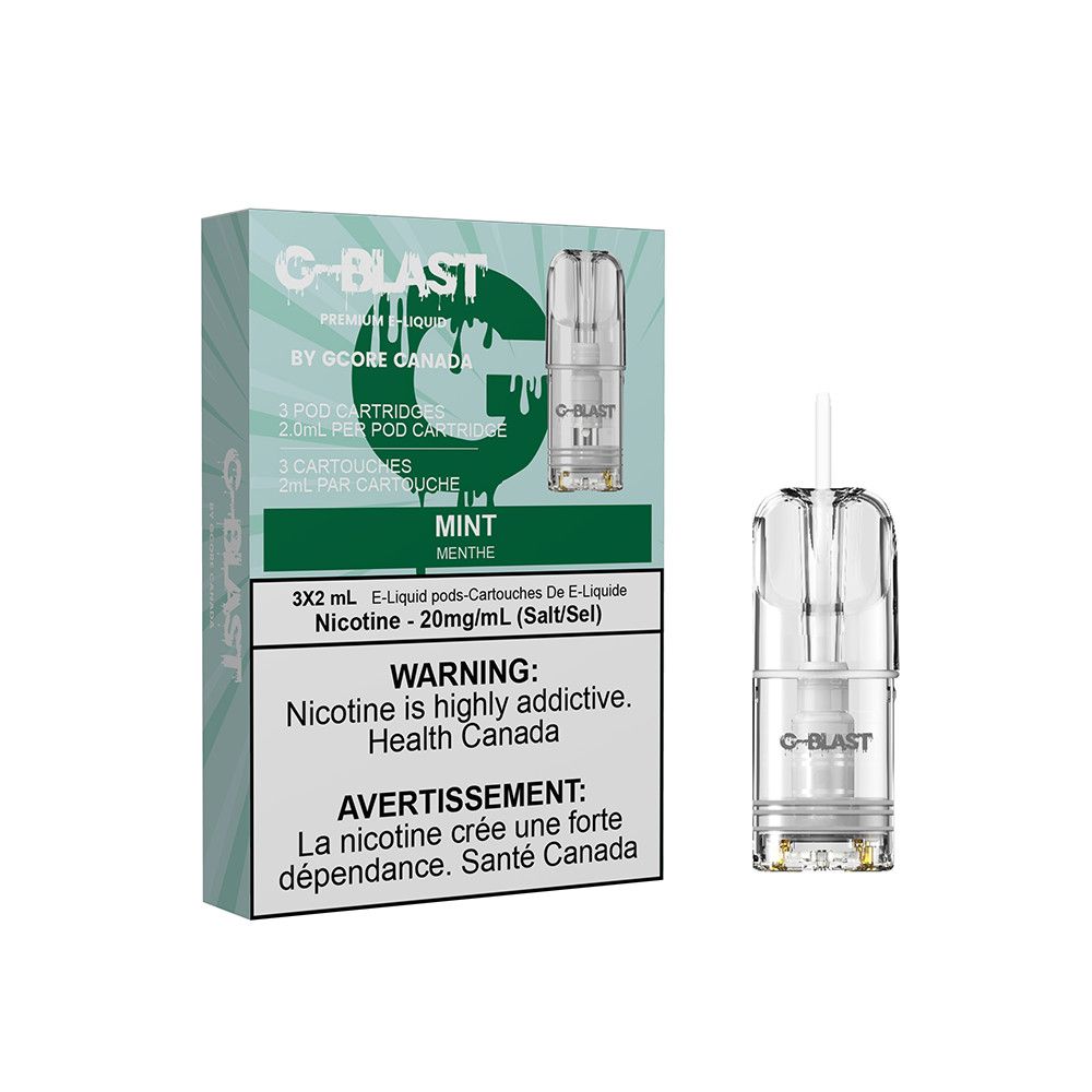 GCORE G-BLAST PODS (20MG), Flavour: MINT