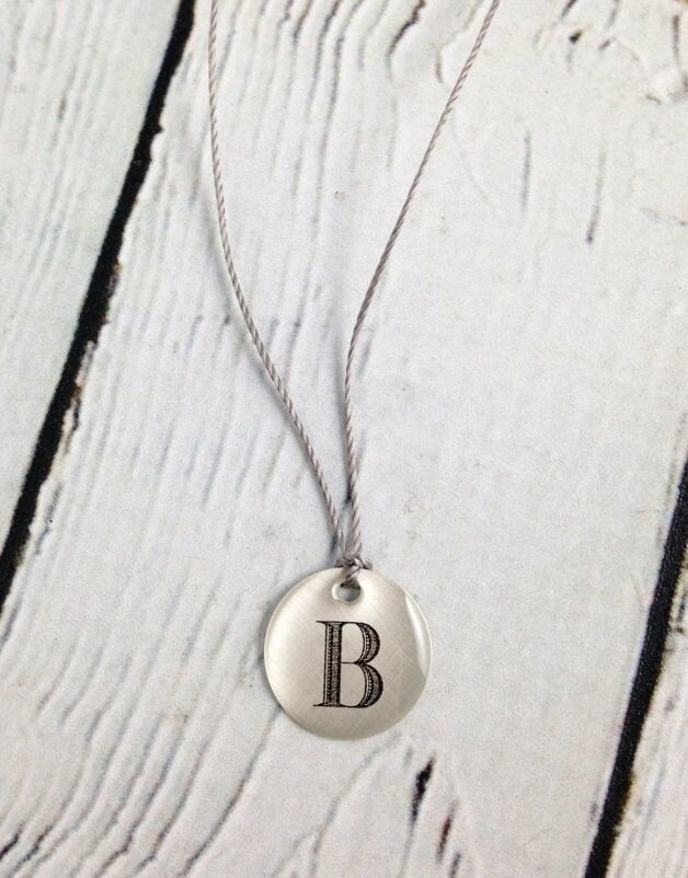 Type Inital Necklace, Pick Your Initial!