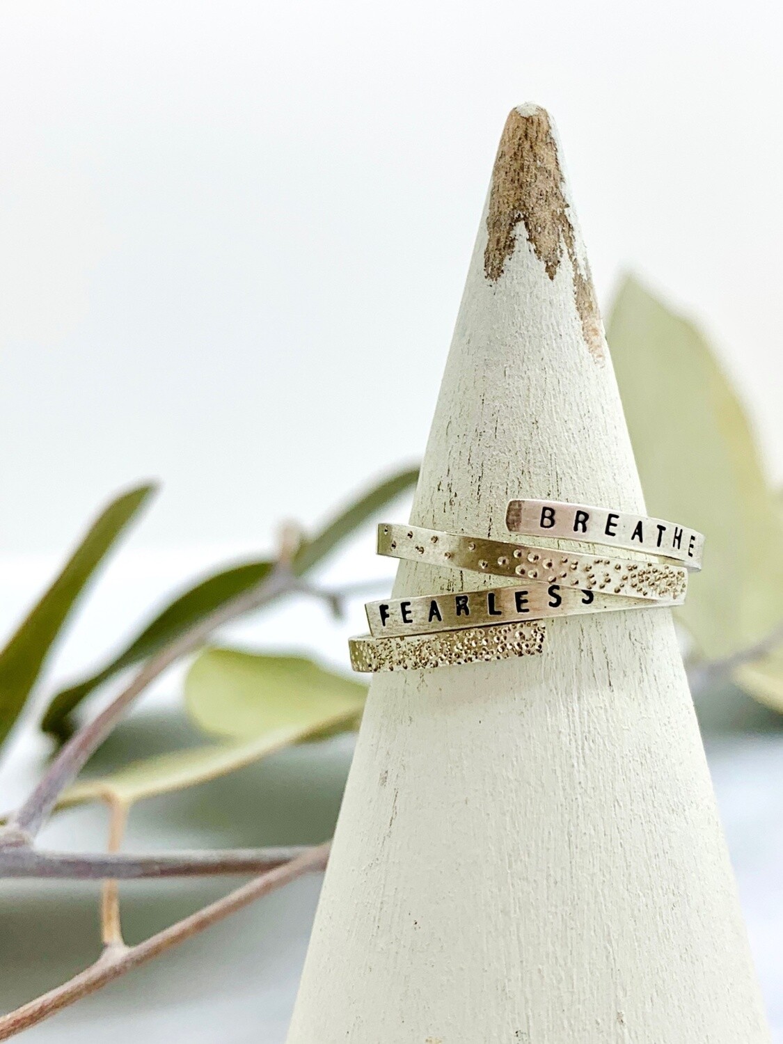 Sterling Silver Diamond Dusted Wrap InspiRING
