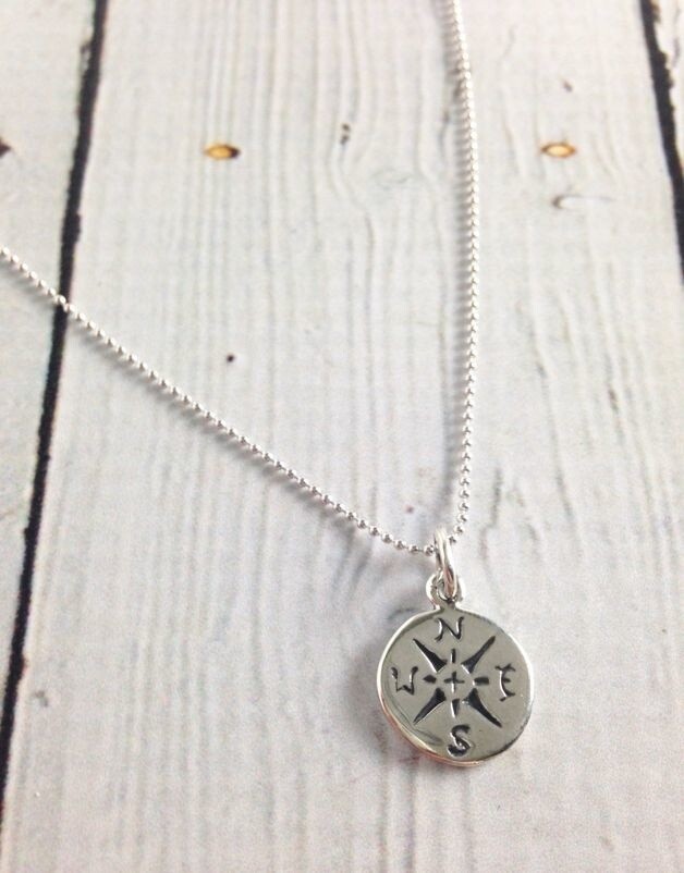 Sterling Silver Journey (Compass) Necklace